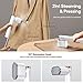 Newbealer Handheld Steamer for Clothes, Horizontal & Vertical Steaming, Rotatable Dry Ironing with 2 Steam Levels, 15s Heat Up, 302℉ Powerful Clothing Iron