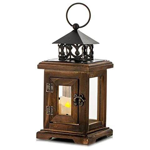 Romadedi Rustic Decorative Candle Lantern Cover