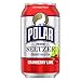Polar Seltzer Water Cranberry Lime, 12 fl oz cans, 24 pack