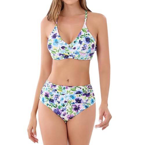 Maillot de bain sexy grande taille bikini fendu deux pièces plage tendance 2025