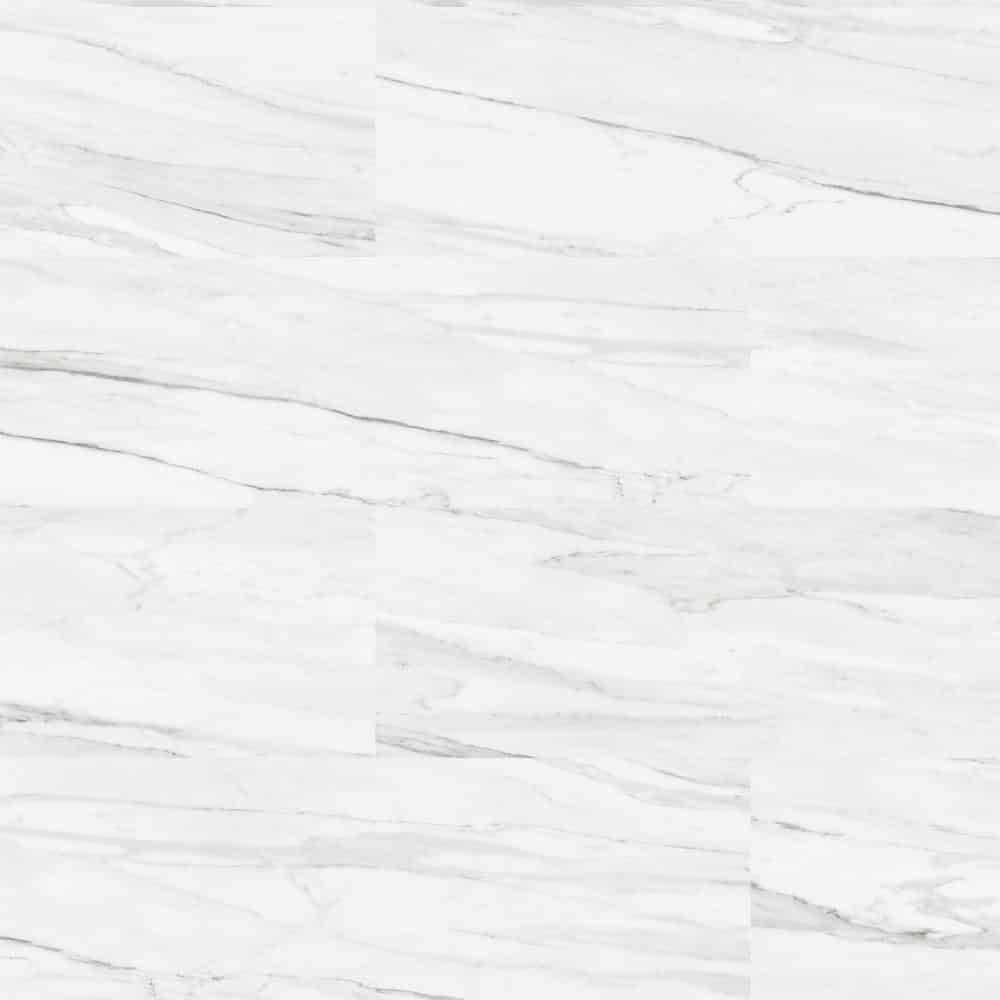 Marmo SPC Michelangelo, Pavimento Effetto Marmo, Stone Polymer Composite, 30,5 x 91,5 cm, Spessore 5mm incluso materazzino fonoassorbente di 1mm, Per Interni, 24 Pezzi, 6,69m²