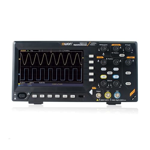 Image of OWON Oscilloscope,100MHz Desktop Oscilloscope 2in 1 with Waveform Generator
