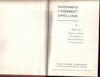 Gateways to Correct Spelling Revised Edition Worktext Edition B0007EPYNW Book Cover
