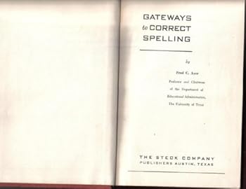 Hardcover Gateways to correct spelling, Book
