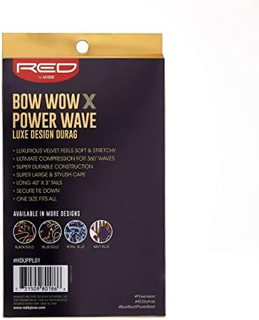 KISS RED Bow Wow Power Wave Luxe Design Durag