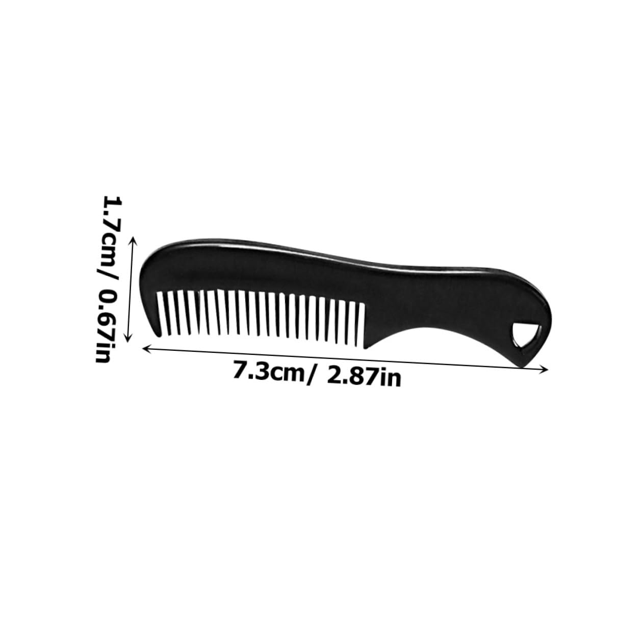 FRCOLOR 40pezzi Pettine Per Barba e Pocket Da Design Ergonomico Per Stile e Pettini Per Uomo Manutenzione Facile e Pratica Per Viaggi e Uso Quotidiano