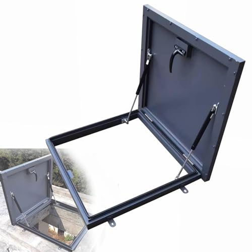 Escotilla de acceso al techo resistente con tapa de seguridad para salida de sotanos