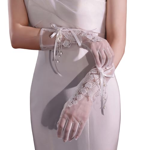 Guantes vintage de encaje que no aprietan para evitar rozaduras en bodas y bailes