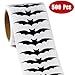 WRAPAHOLIC Halloween Bats Stickers Roll - Tiny Black Bat Design, 1.6 x 0.8 Inch, 500 Total Labels, Perfect for Gift Wrap & Shipping, Halloween, Kids Treat Bags, Outdoor Use