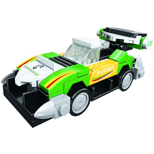 Image of 8-in-1 Super Racing Car Flash Star (99 Pieces) | Learn About Speed | Building Block Set for Kids Age 6+ | STEM Educational Toy | Build, Collect & Create Robot | Science & Learning Toy