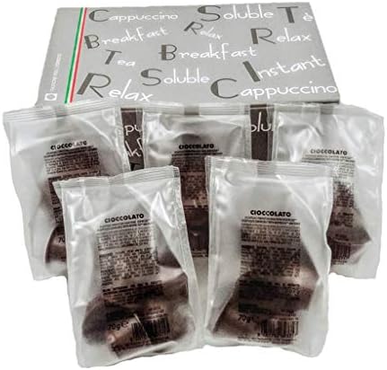 Bonini Hot Chocolate Coffee Pods100% Italian coffee (Smooth and Creamy) (Pack of 5, Total 50 Pods)