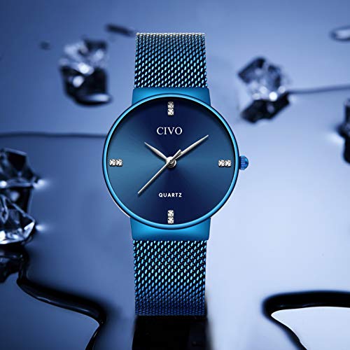 CIVO Orologio Polso Donna Impermeabile Slim