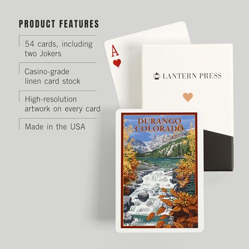 Baraja de Póker Durango Colorado, 52 Cartas Tamaño Poker miniatura 3