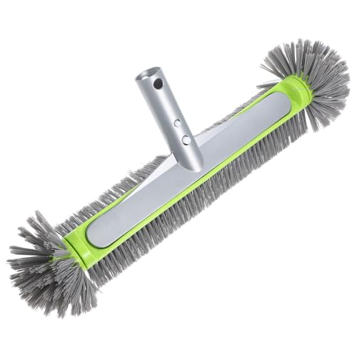 BCOATH Pool Brush Head Swimming Pool Cleaning Brush Long Handle Scrubber Concrete Scrubber Shower Tile Brush Pool Brush Attachment Green