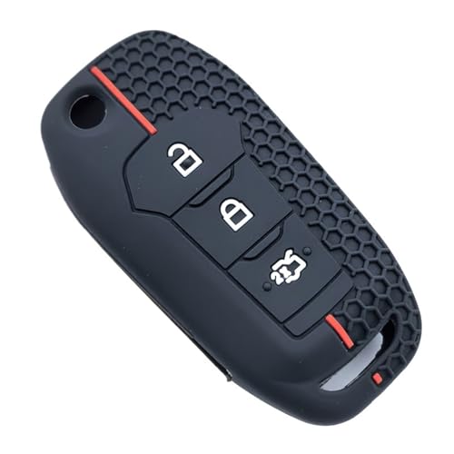 Coque silicone clé Ford EcoSport Puma Mondeo Figo housse télécommande 3 boutons