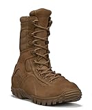 Belleville Sabre 533 Hot Weather Combat Boot - AR 670-1 Compliant Army Boots - Traction Tactical Footwear - Polyurethane Cushioned Midsole - Vibram Ibex Outsole - Coyote - 5.5 Wide