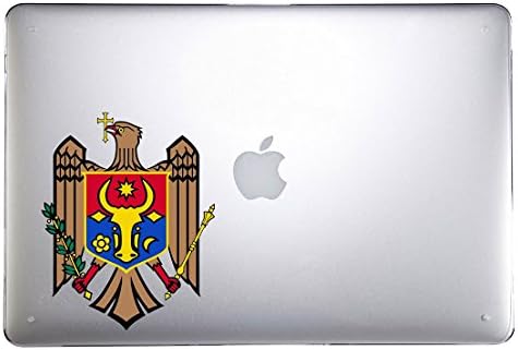 Moldova's Coat of arms Vinyl Decal Wall Car Laptop, -12 inch