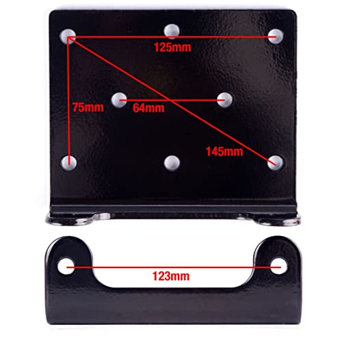 Winche eléctrico DOLUNTO 12V 4500lb resistente ATV remolque miniatura 5