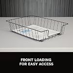 Fellowes Workstation Legal Size Desk Tray Organizer, Wire, Black (65112) - Image 3