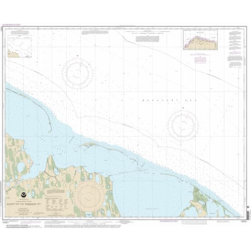 Paradise Cay Publicatoins, Inc. Historical NOAA Chart 16081: Scott Pt. to Tangent Pt. - Print on Demand - Historic Version or Updated NCC