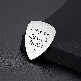XINXI Médiator de guitare sculpté en acier I Pick You et médiator pour instrument de musique - Les Beatles, Paul McCartney, John Lennon, RIngo Starr, George Harrison XINXI Médiator de guitare sculpté en acier I Pick You et médiator pour instrument de musique – Image 3