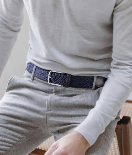 Image of CHAOREN Mens Belt - Braided Stretch Golf Belt for Men 1 3 /8 inch- Gift for Golf Pants Casual Shorts Jeans