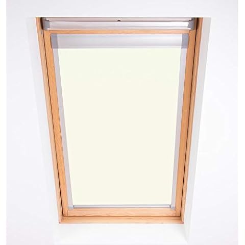 Bloc Skylight Blind M4A for Rooflite Roof Windows Blockout, White Cover