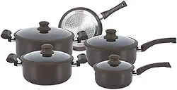 Haüskraft -Jogo de panela Carmin marrom 5 peças