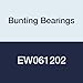 Bunting Bearings EW061202 Thrust Washers, Powdered Metal, SAE 841, 3/8" Bore x 3/4" OD x 1/8" Thickness (Pack of 3)