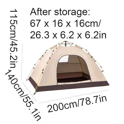 Carpa automática para 1-2 personas camping exterior miniatura 2
