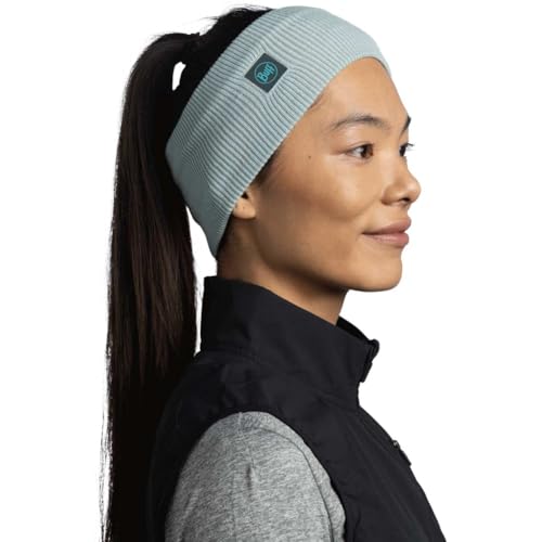 Cinta Crossknit Reflectante BUFF running transpirable deporte azul unisex 3
