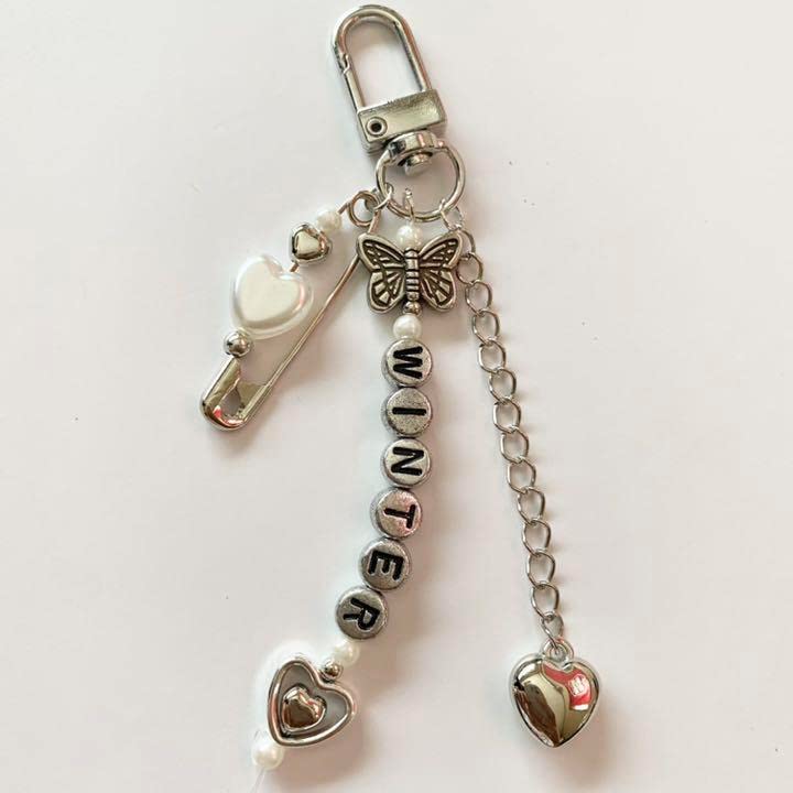 Amazon.co.jp: ビーズキーホルダー 韓国 aespa ウィンター winter  