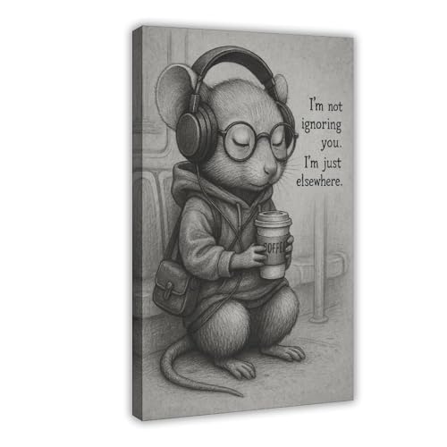 FHDdtR Headphones Poster 12x18 Bedroom & Office Decor