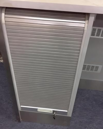 Puerta Plegable Espirales para Puertas de Tambor Plegables con Tirador y Carril Expuesto, Puertas de Pantalla Enrollables Retráctiles para Cocina, Granero, Armario(40x50cm/16x20in)