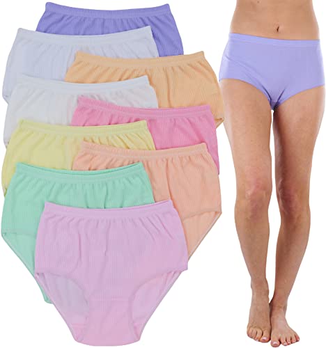 Image of ToBeInStyle Women's Pack of 6 High-Waisted Girdle Brief Tummy Support Everyday Panties