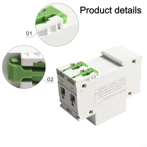 Disjoncteur WiFi 2P 63A rail DIN eWeLink interrupteur programmable tableau électrique - 5