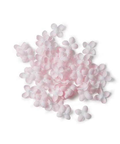 Silk Hydrangea Petals Pastel Pink