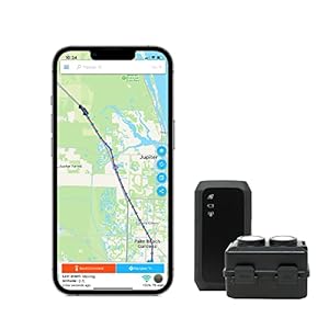 GPS Tracker – 1 Month Battery – Optimus 3.0 Bundle with Waterproof Twin Magnet Case for Vehicles, Assets – 4G LTE Real…