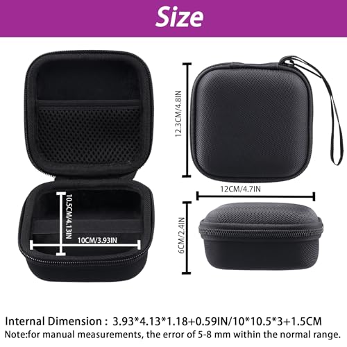 Khanka Hard Carrying Case for Anbernic RG35XXSP Retro Handheld Game Console,Storage Cover with 1 HDMI Adapter,1 Screen Protector,RG35XXSP Game Console Not Included. (Black) - Image 3