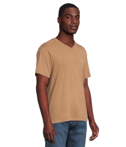 Image of U.S. Polo Assn. Men's Solid V‑Neck T-Shirt