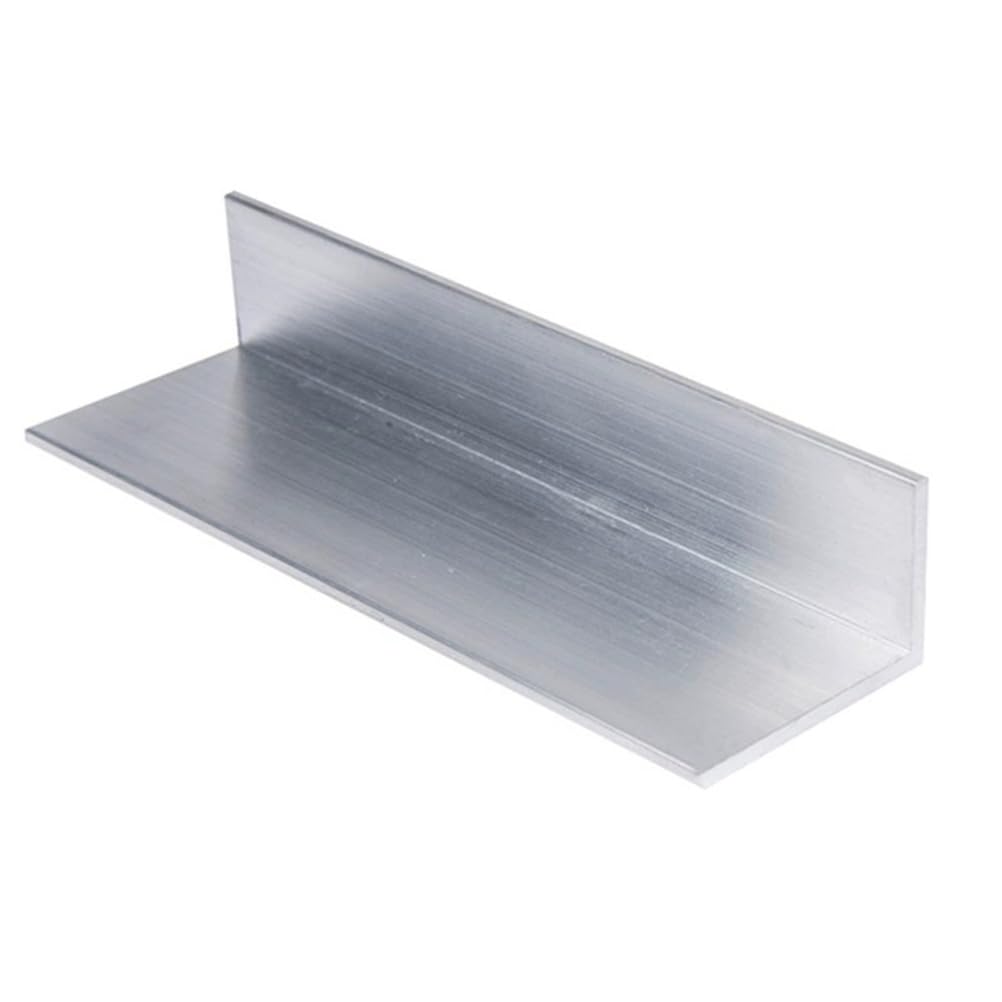 Perfil de ángulo en L de aluminio, varios tamaños, 2 piezas(70x70x3mmx500mm(2pcs))