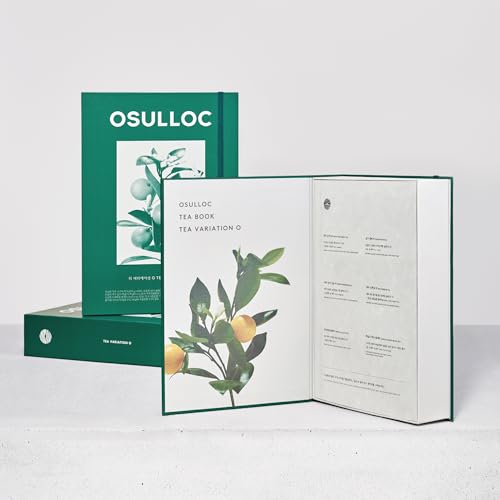 OSULLOC TEA VARIATION "O" (36 Count, 6 Types x 6 ea), Elegant & Sophisticated designed Gift Set, 6 Premium Organic Pure & Blended Tea from Jeju Island