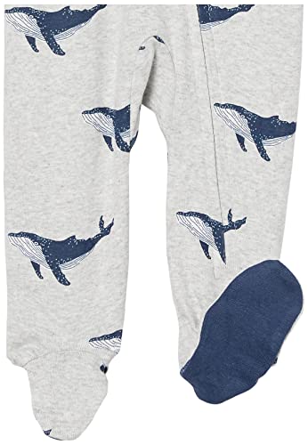 Image of HonestBaby Baby 2-Pack Organic Cotton Footed Pajama Sleep & Play