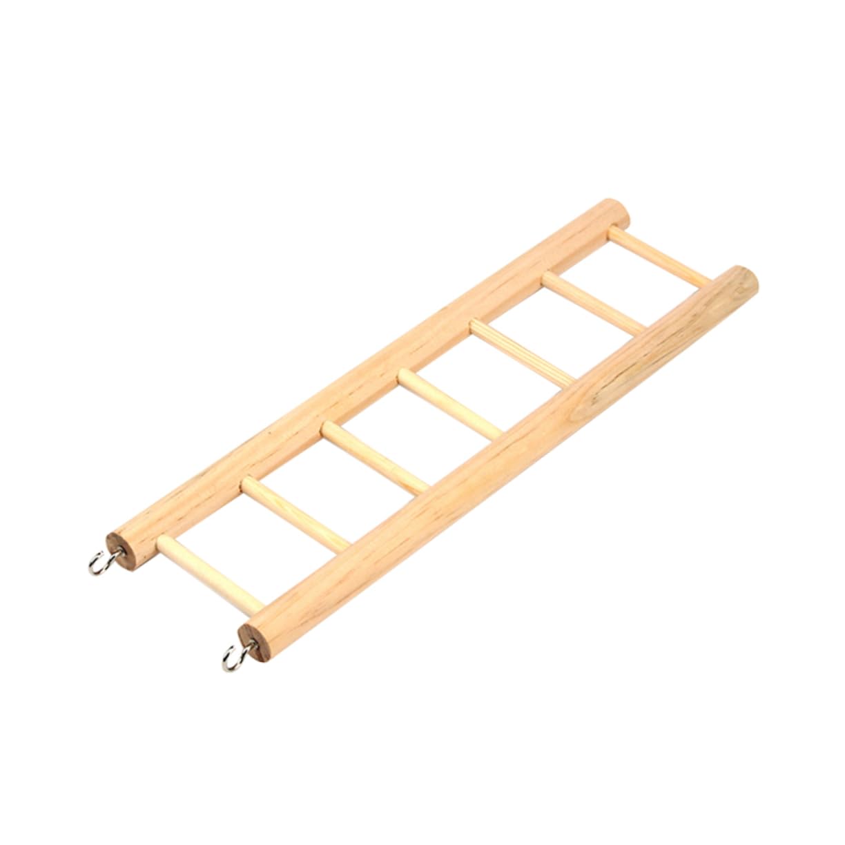 HOLIDYOYO Parrot Toy Bird Accessory Mini Wooden Ladder Hamster Squirrel Climbing Toy Fun Playset 6 Ladders