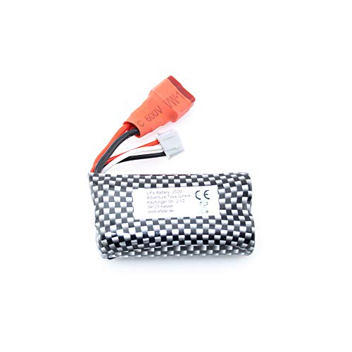 EFASO Akku 7,4V 500 mAh Li-Po mit Deans Stecker kompatibel mit XLH 9145 XLH 9117