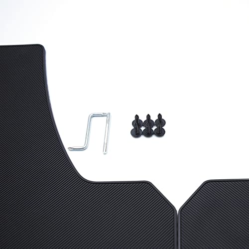 Image of Car Mud Flaps Universal Sport Car Styling Rubber Mud Guards (23.4 * 19.5 * 0.2, 2pcs)