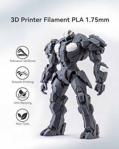 Image of SUNLU 16 Color PLA Filament 1.75mm Bundle, 250g per Spool,4kg Total,Black+White+Grey+Red+Klein Blue+Green+Yellow+Sunny Orange+Coffee Brown+Beige+Olive Green+Oak+Lavender Purple+Cyan+Bone White+Magenta