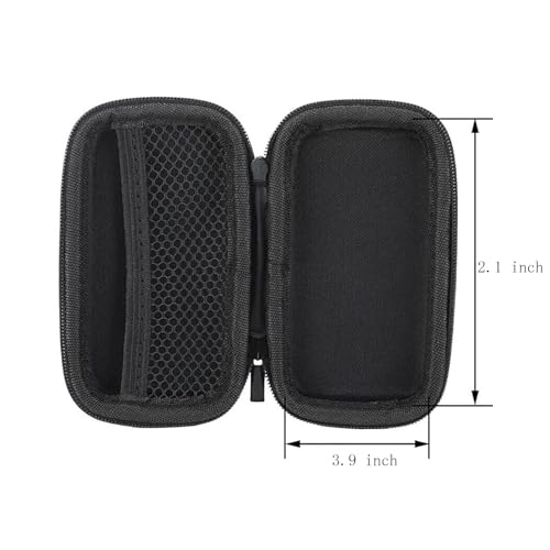 Image of Asthma Inhaler Case Medicine Travel Carrying Pouch Organizer Bag Cover Holder for Adults, Kids Emergency Rescue Inhalers, Hearing Aid, Earbud, with Mesh Pocket and Clip On Key Chain Carabiner