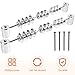 Sosoport 2pcs Foosball Score Counters Table Football Counter 10 Numbers Scoring Score Counter Indicator for Standard Foosball Tables Silver