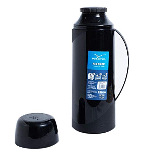 Garrafa Térmica Firenze 1L Preto Invicta